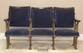 set of 6 deco cinema chairs